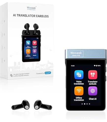Amazon.com : Wooask AI Translator Earbuds, 144 Language Translator